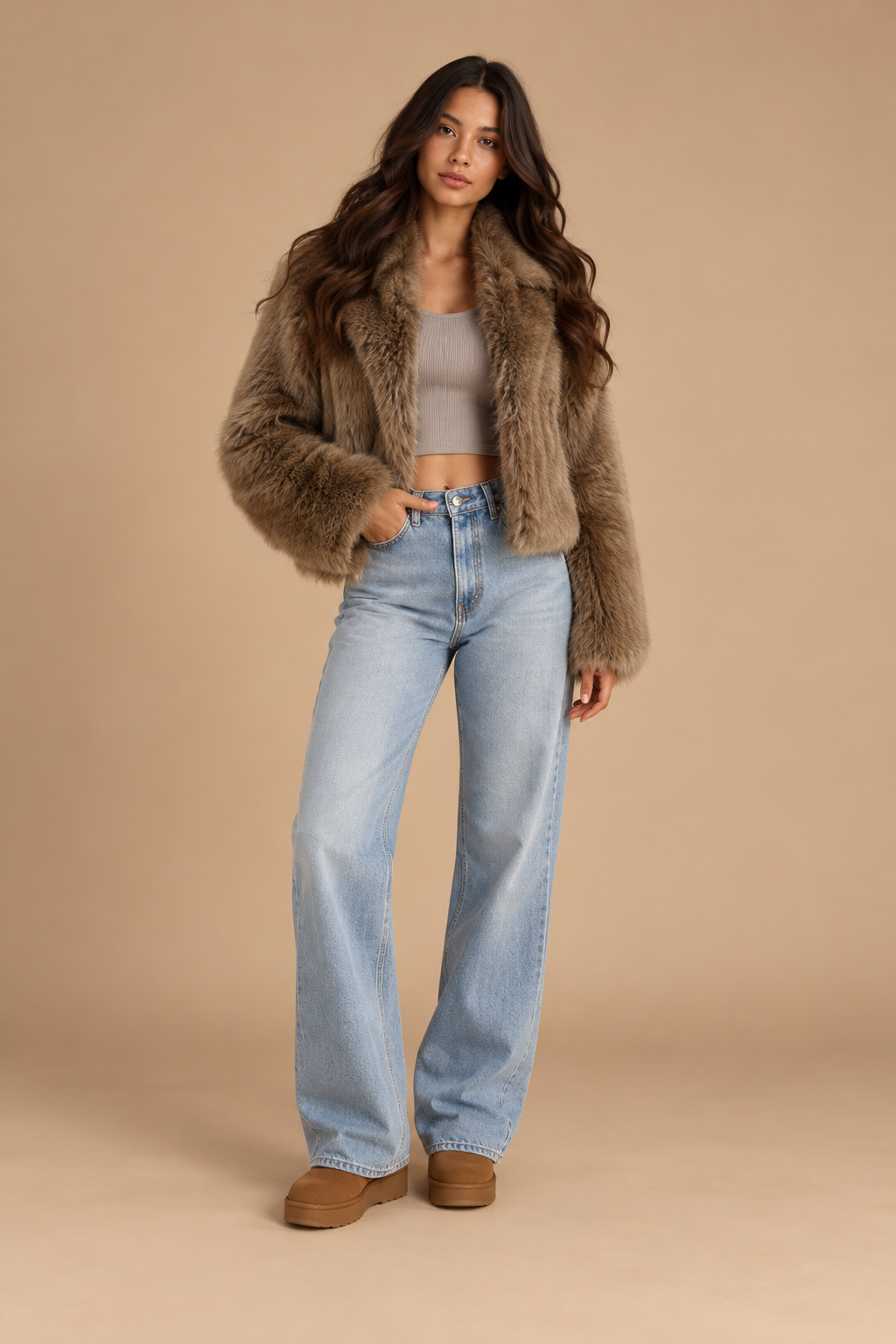 Aveline Édition Faux-Fur Jacket