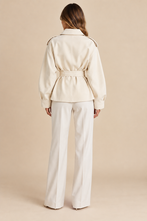 Celeste Belted Suede Jacket