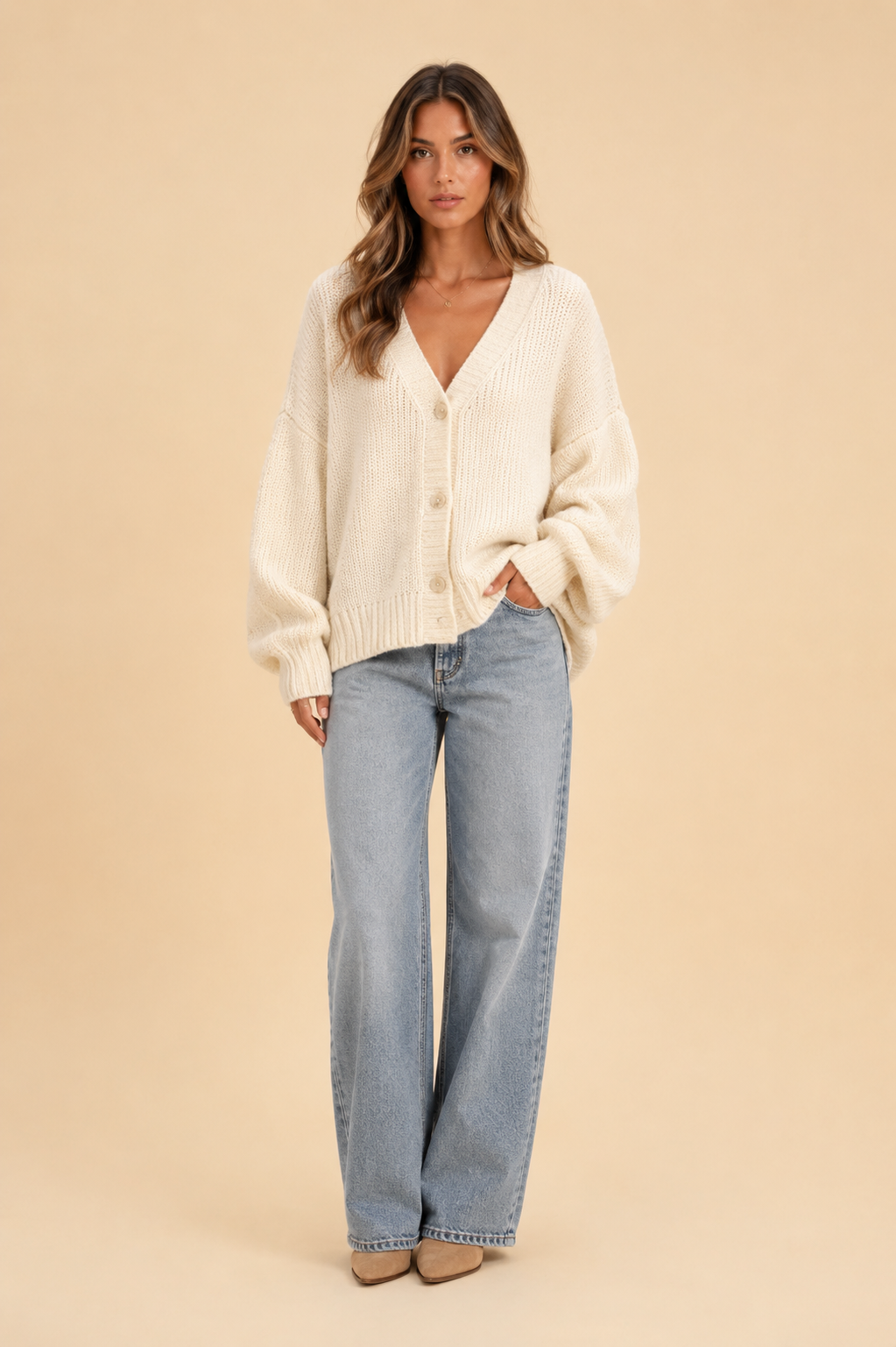 Amélie Oversized Knit Cardigan