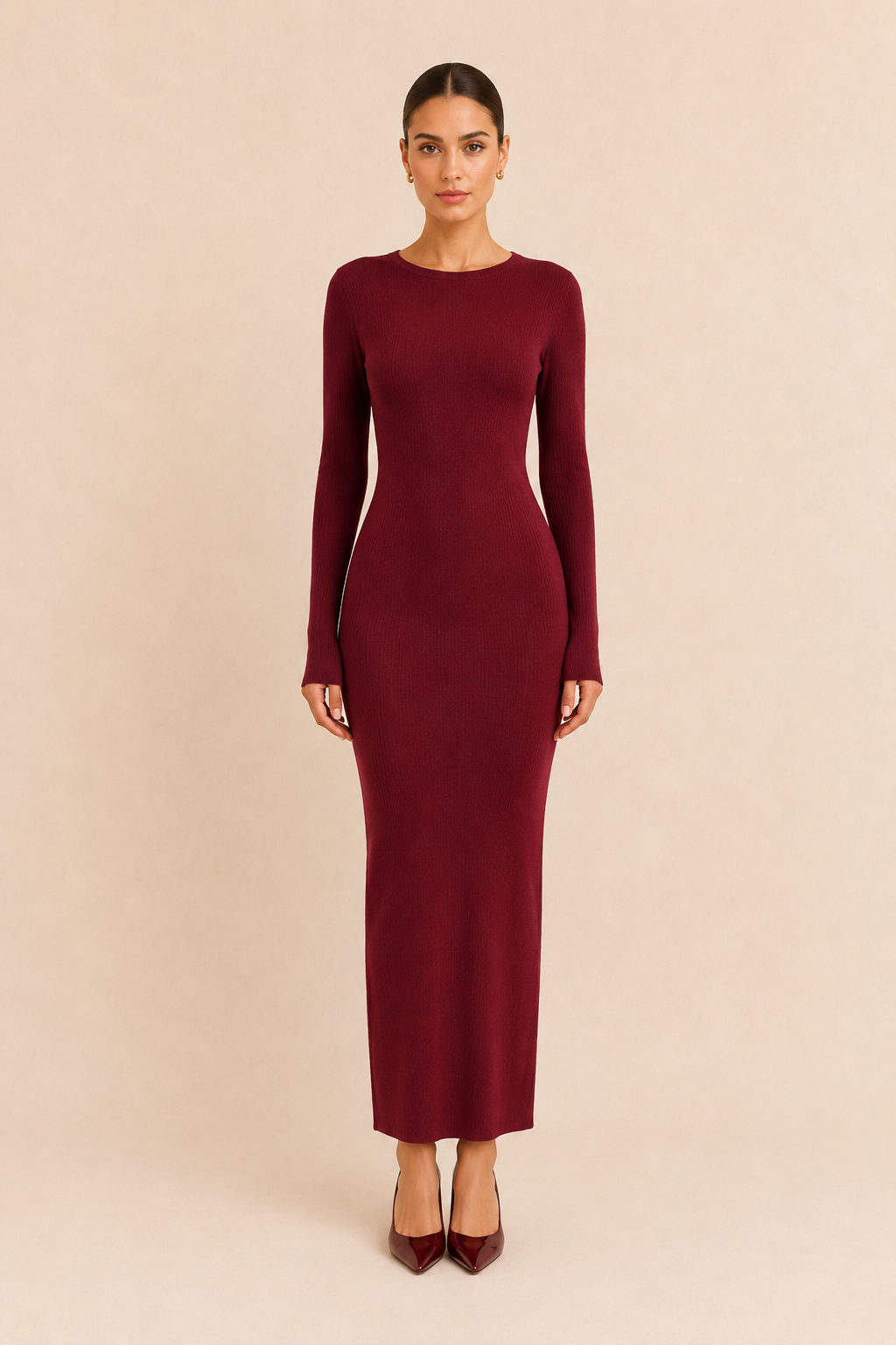 Elara Autumn Knit Dress