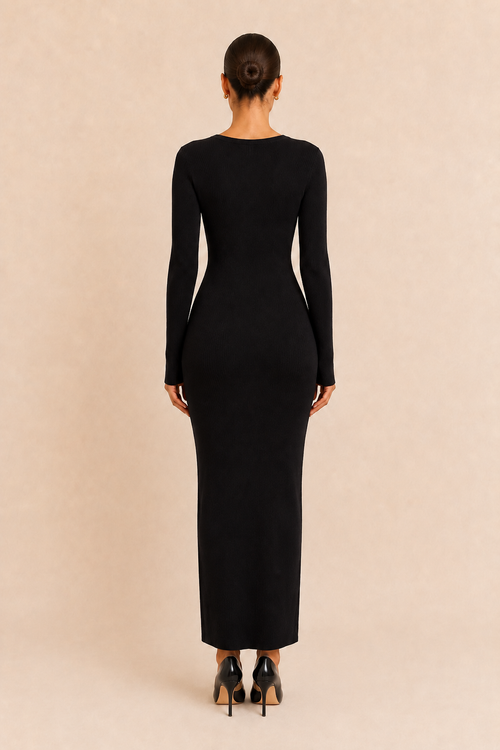 Elara Autumn Knit Dress