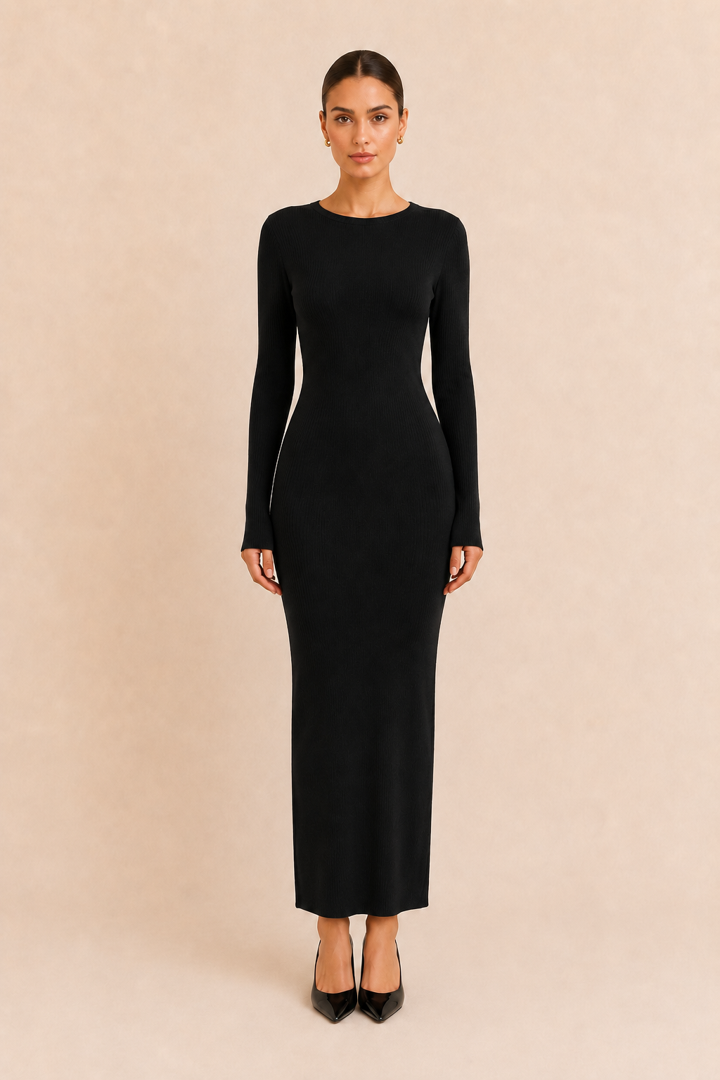 Elara Autumn Knit Dress