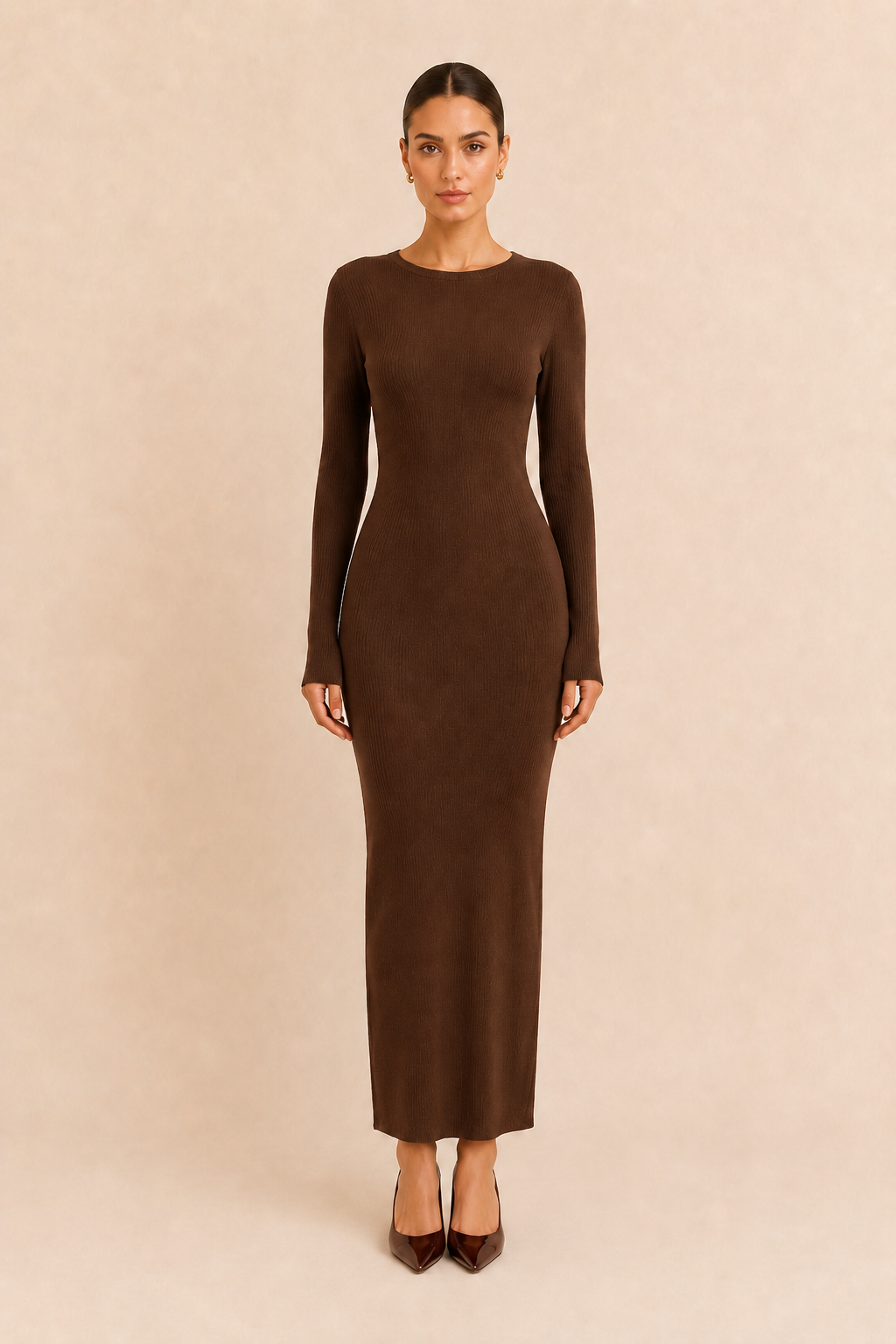 Elara Autumn Knit Dress