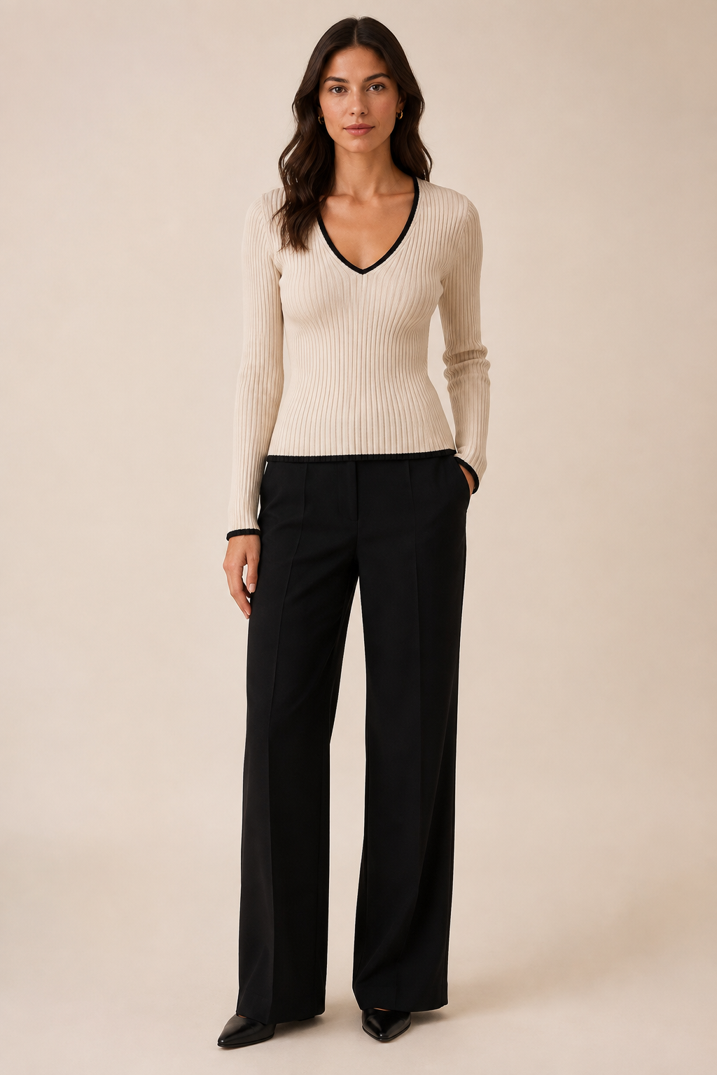 Mira V-Neck Knit
