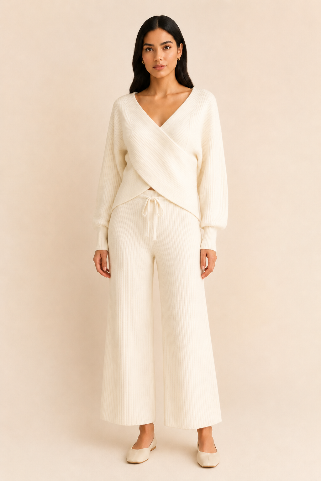 Aurévia Wrap Knit Set