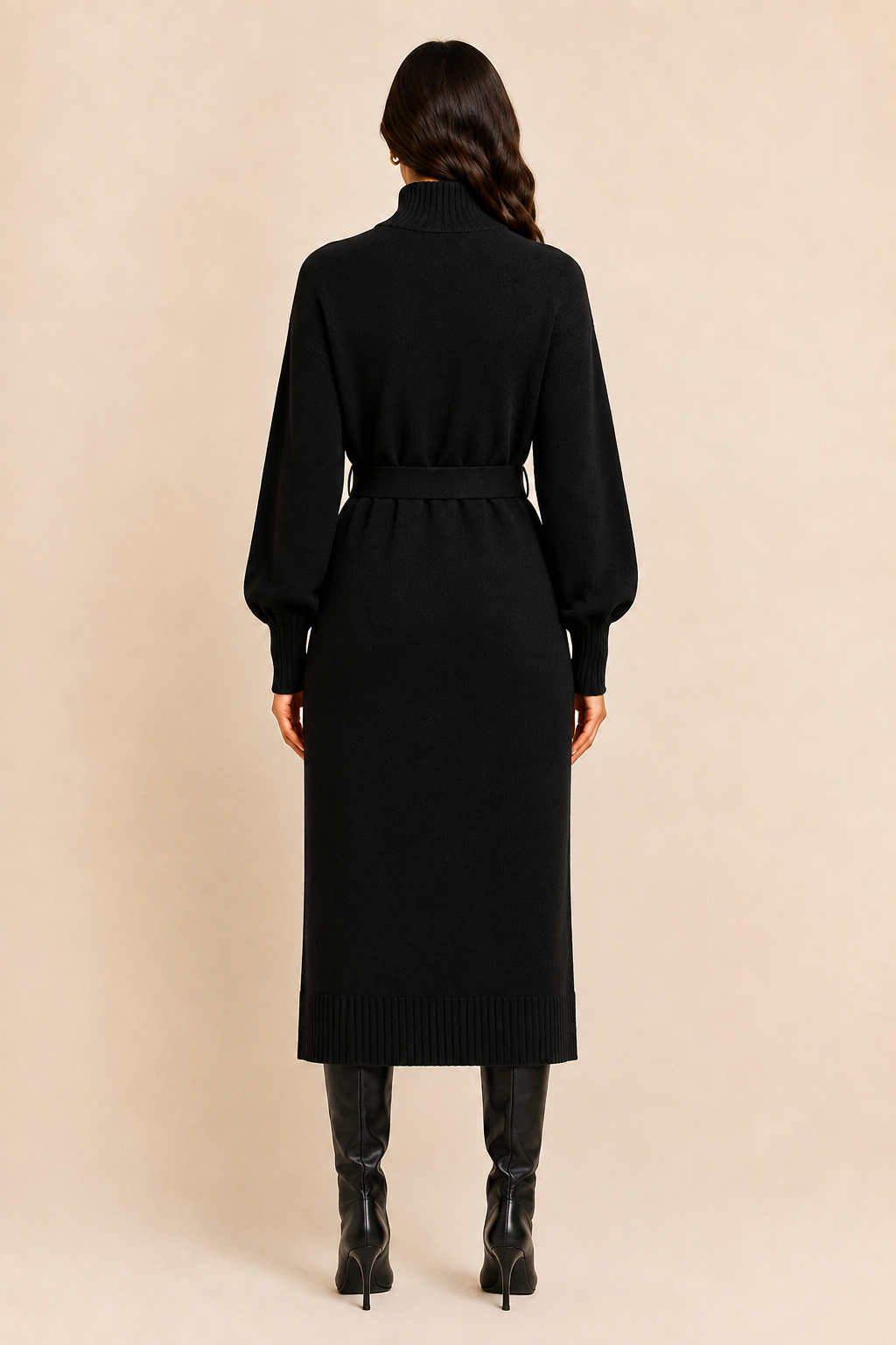Valéa Belted Knit Dress