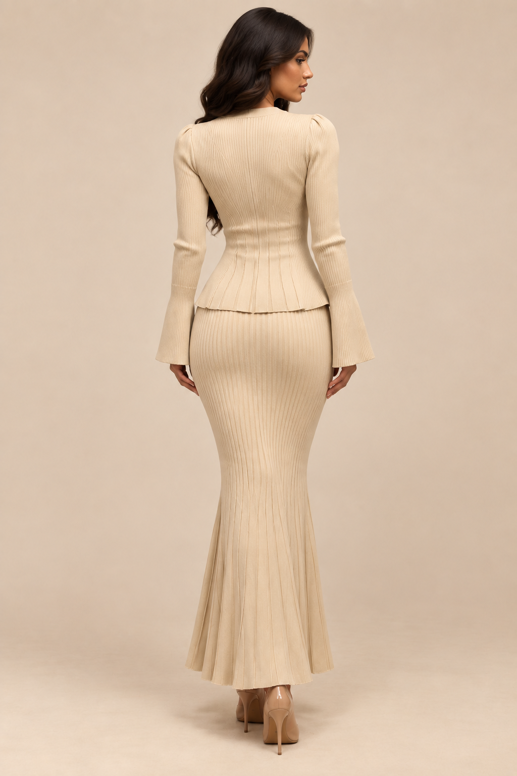 Éliane Ribbed Skirt Set